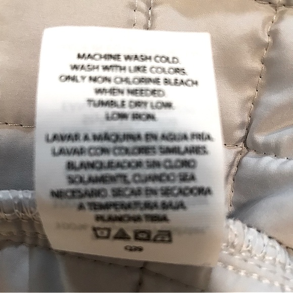 Athletic Works light gray quilted hip length jacket. Size S (4-6) - Picture 9 of 9